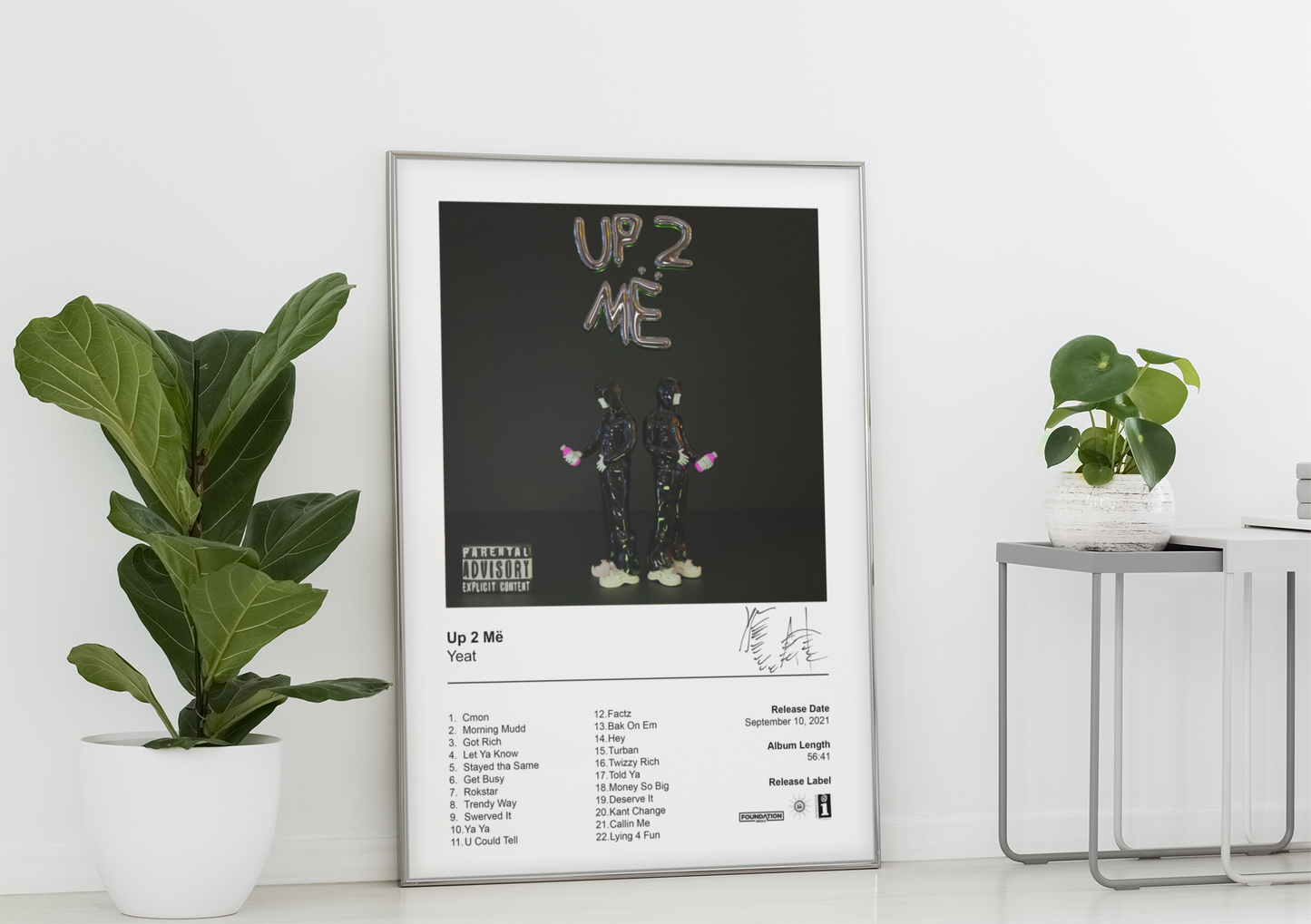 Yeat Poster - Up 2 Më Album Cover Poster Print