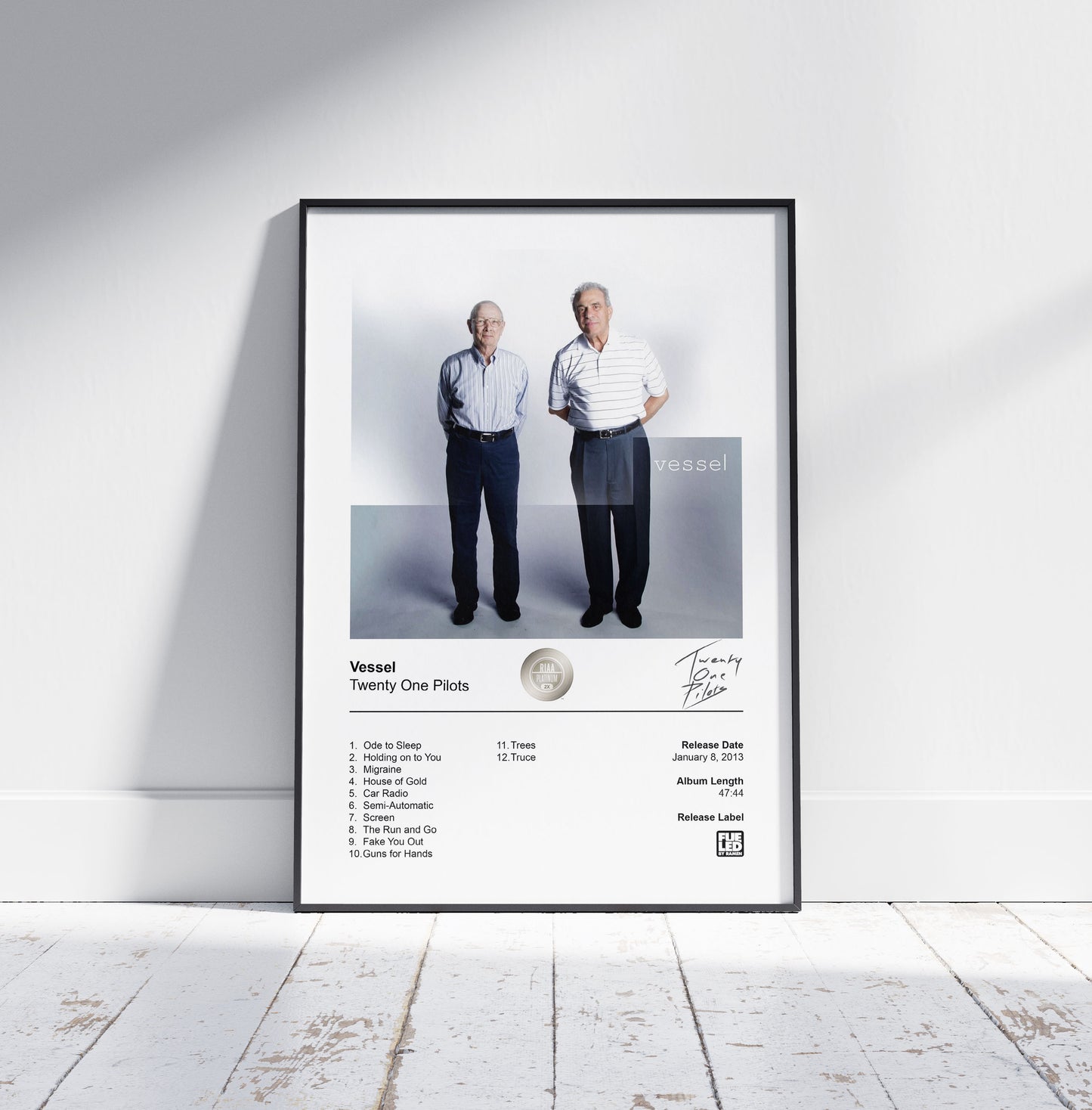 Twenty One Pilots Poster - Vessel Album Cover Poster Print